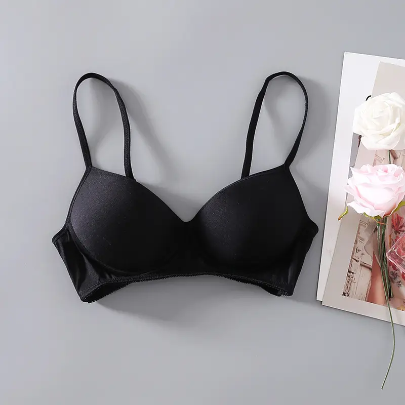 No steel ring thin natural mulberry silk silk sports bra comfortable breathable bra seamless sleep underwear