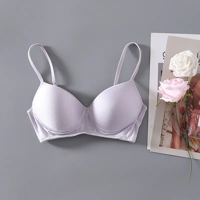 No steel ring thin natural mulberry silk silk sports bra comfortable breathable bra seamless sleep underwear