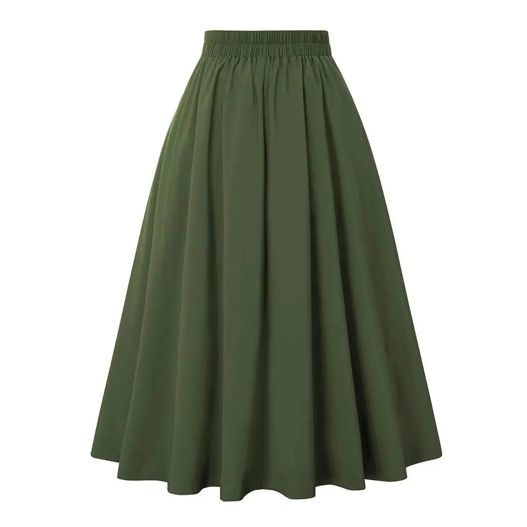 Black Pleated Skirt for Women's Casual Wear — feature 9