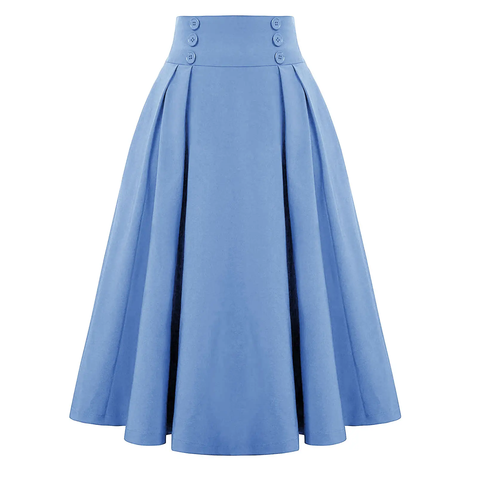 Black Pleated Skirt for Women's Casual Wear - Image 13