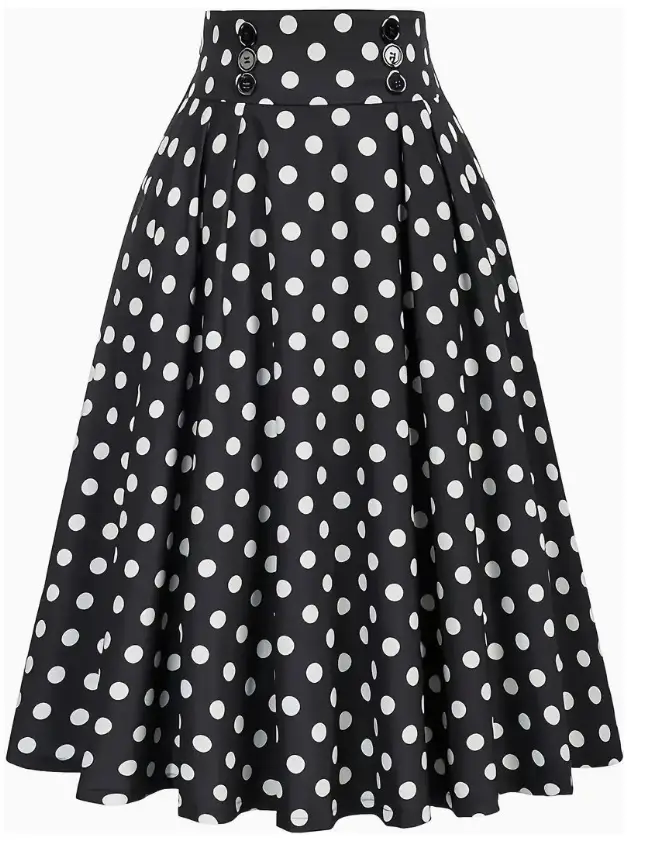 Black Pleated Skirt for Women's Casual Wear - Image 17