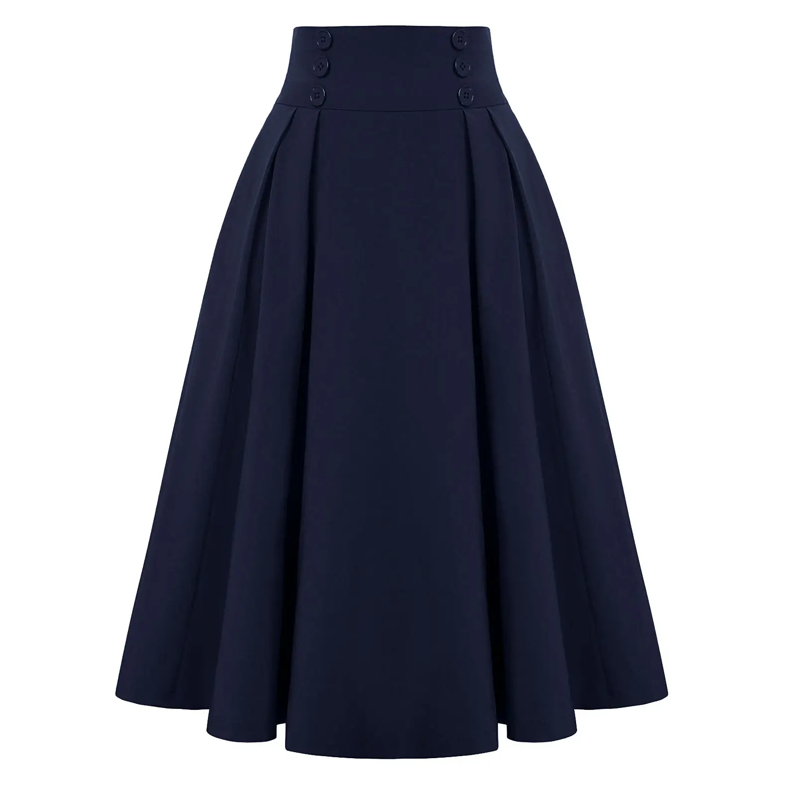 Black Pleated Skirt for Women's Casual Wear - Image 8