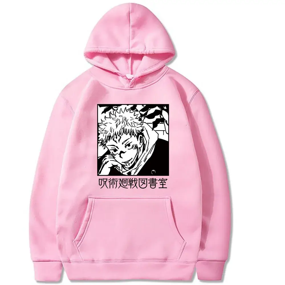 Men Hoodie Black Jujutsu Kaisen Spell Return Graphic - Image 6