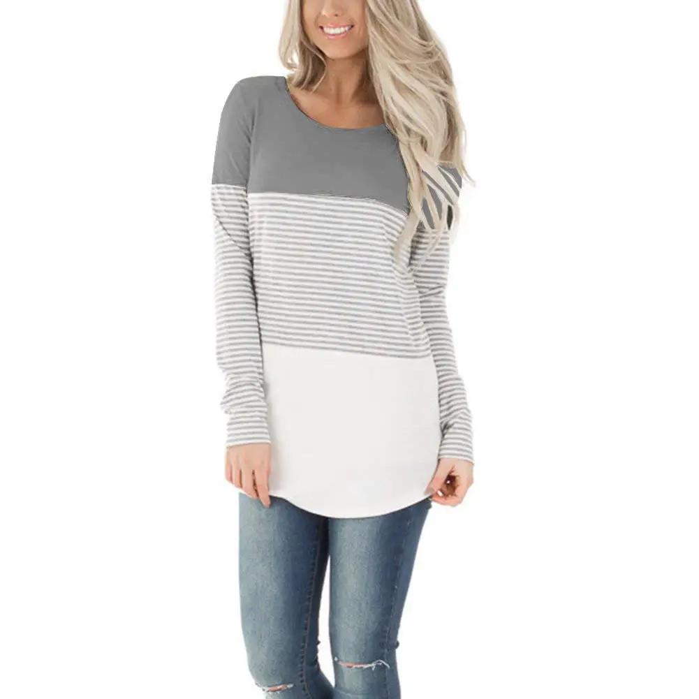 2023 Long Sleeve Striped T-Shirt for Women - Image 10