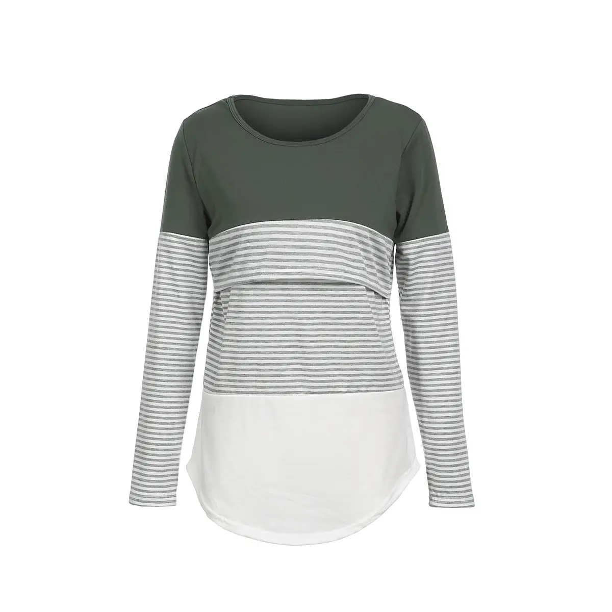 2023 Long Sleeve Striped T-Shirt for Women - Image 2