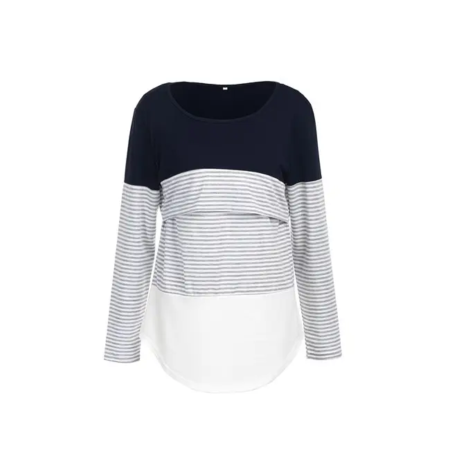 2023 Long Sleeve Striped T-Shirt for Women - Image 5