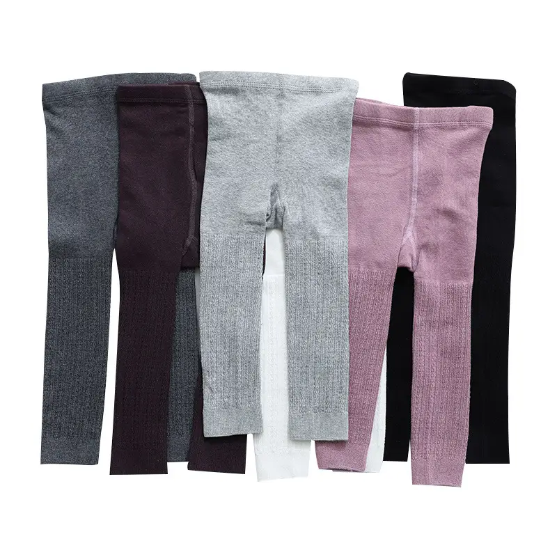 Spring & Autumn Knitted Cotton Kids Leggings Set - Image 10