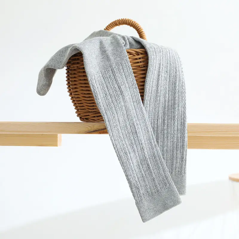 Spring & Autumn Knitted Cotton Kids Leggings Set - Image 4