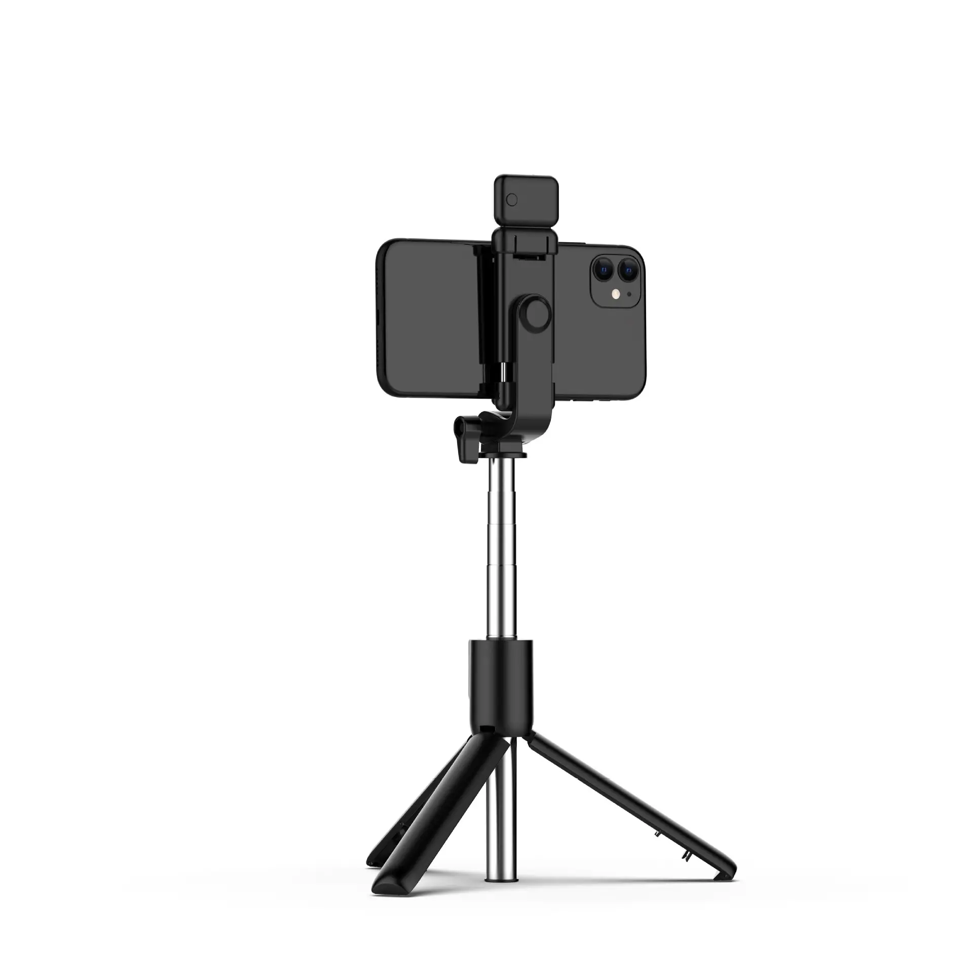 Tripod Selfie Stick with Fill Light Outdoor Mobile Holder - Image 9