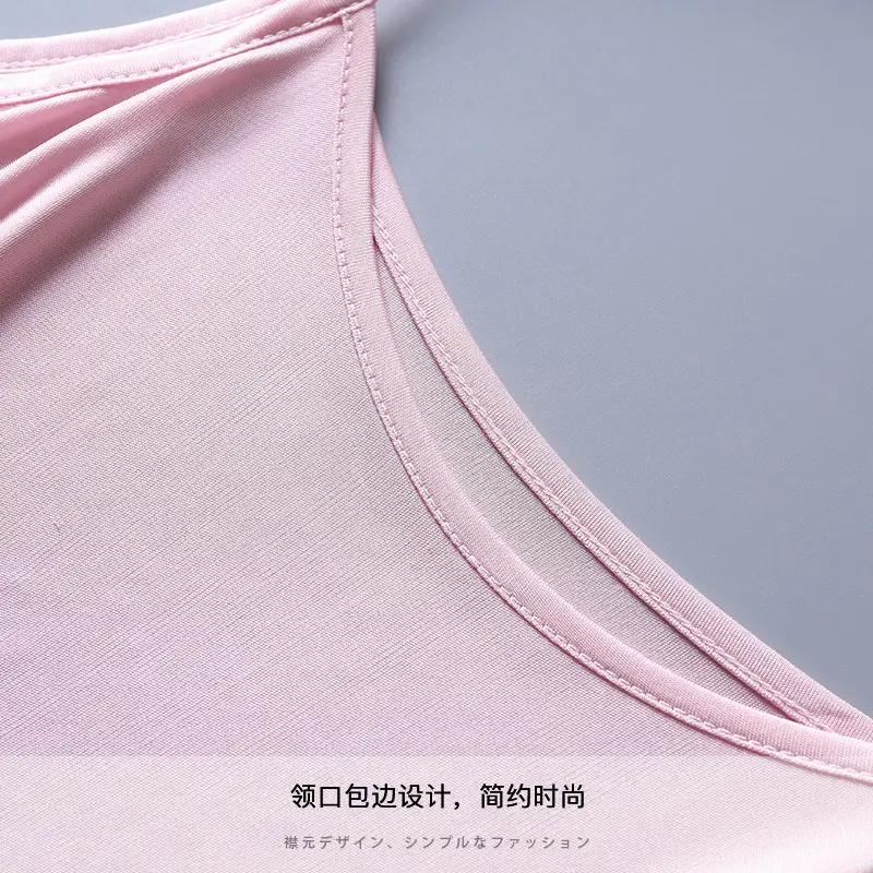 Pink Silk Sling Shirt Base Multi-color Optional - Image 8