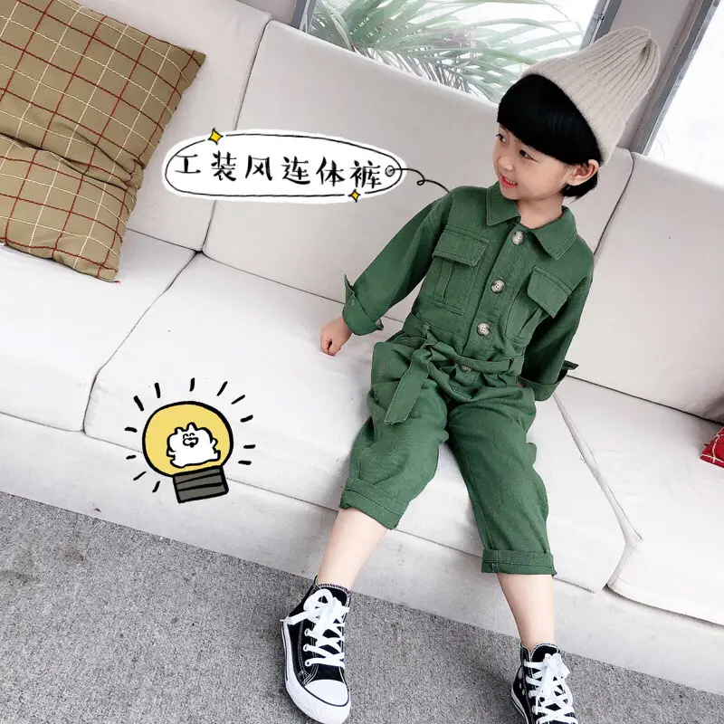 Baby Denim Jumpsuit Blue New Kids 2025 - Image 4