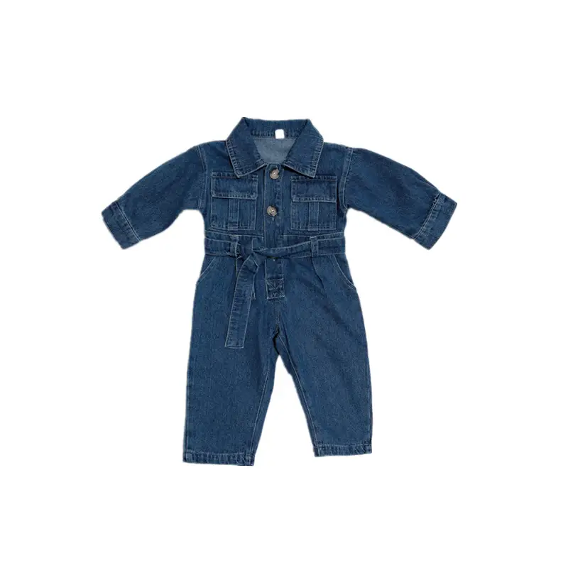 Baby Denim Jumpsuit Blue New Kids 2025 - Image 7