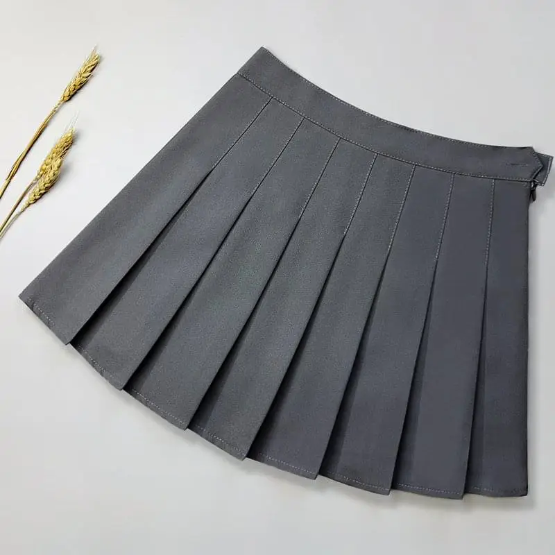 Black Pleated Skirt Four Seasons Women Spring - Image 12