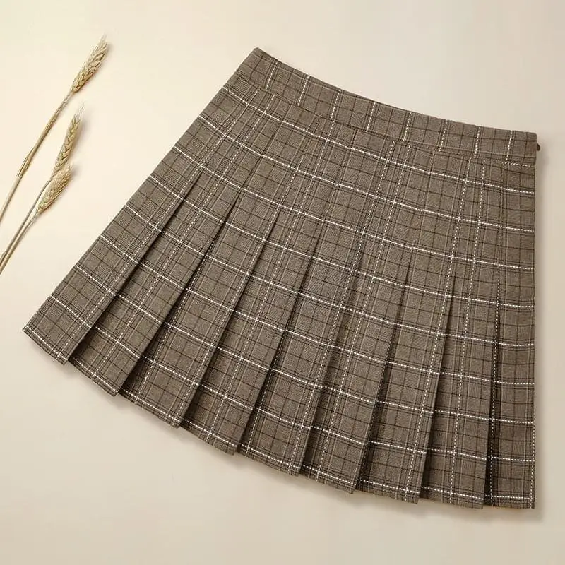 Black Pleated Skirt Four Seasons Women Spring - Image 6