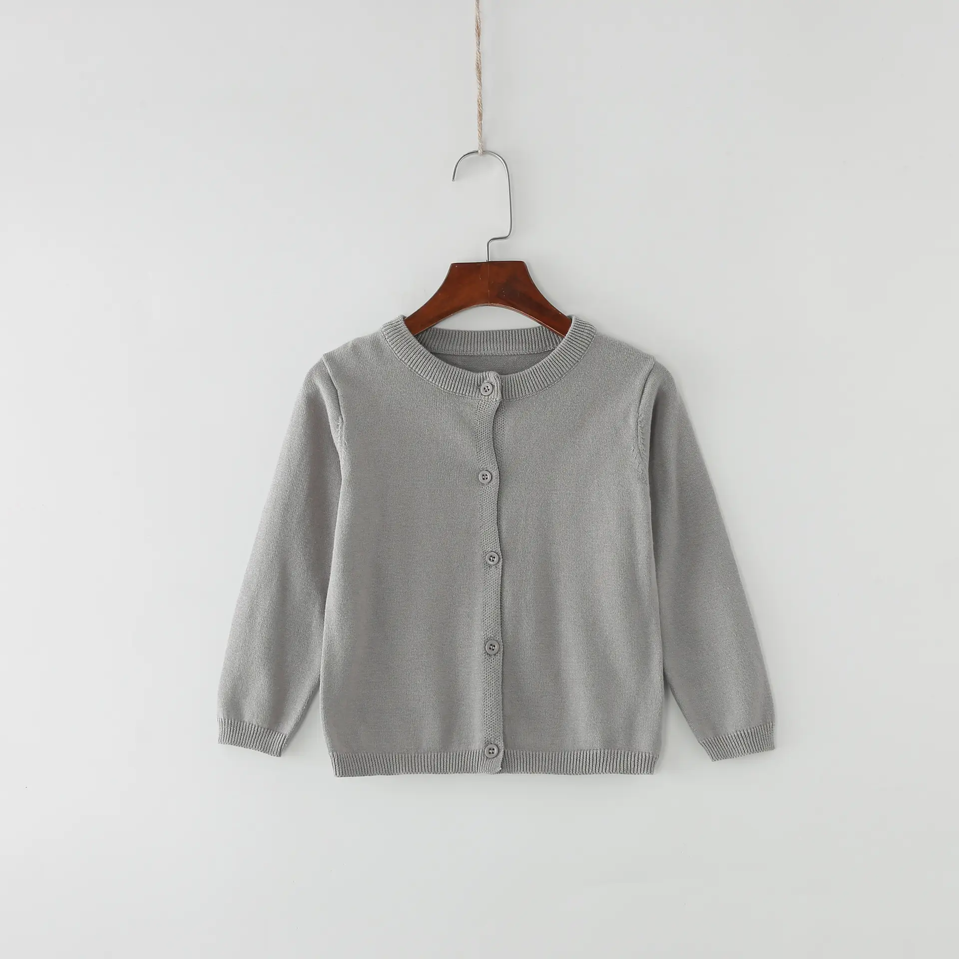 Candy Color Small Cardigan for Girls Spring Autumn Wear - Image 11