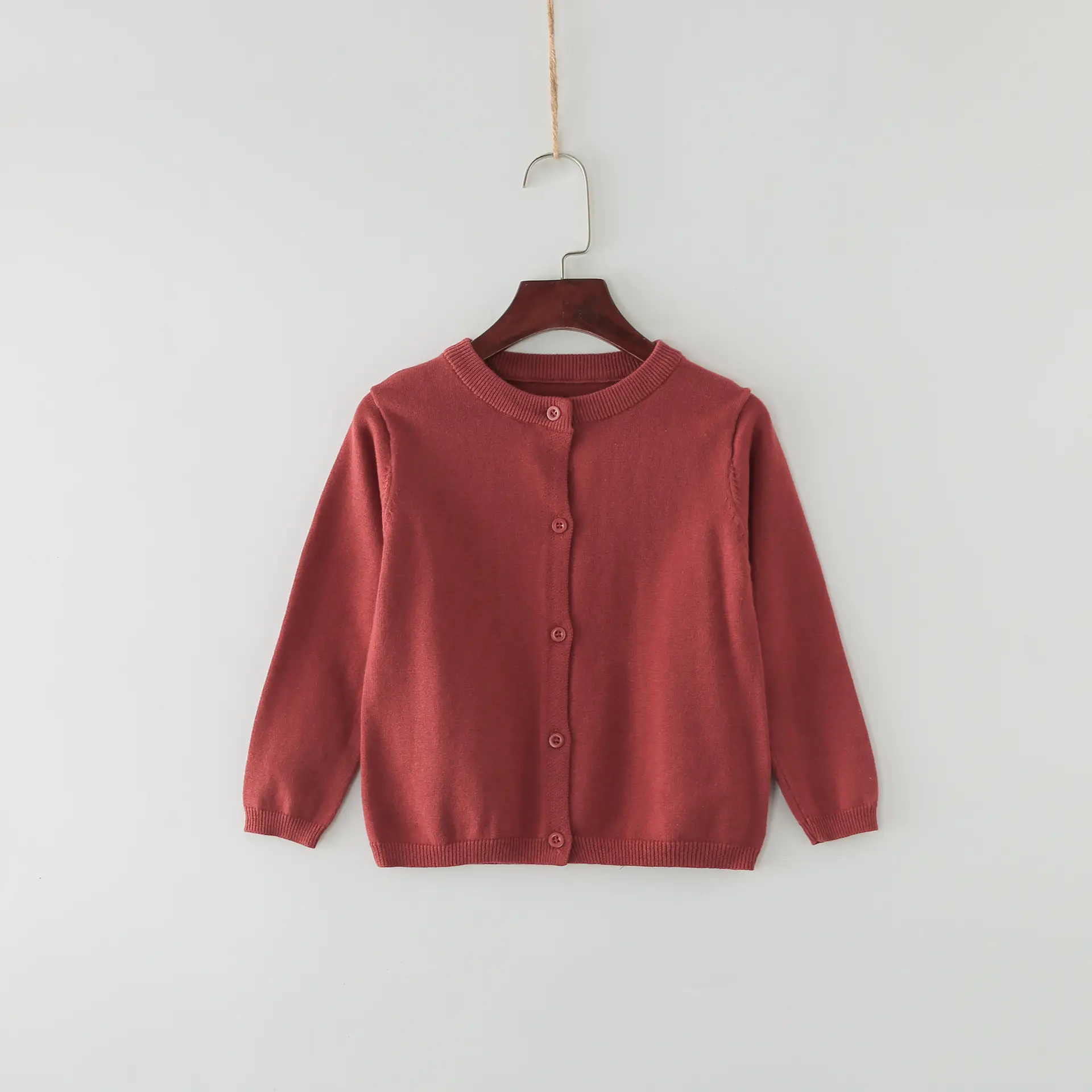 Candy Color Small Cardigan for Girls Spring Autumn Wear - Image 12