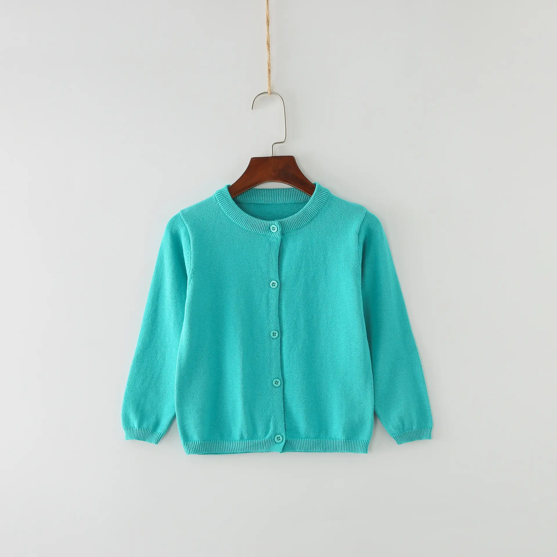 Candy Color Small Cardigan for Girls Spring Autumn Wear - Image 14