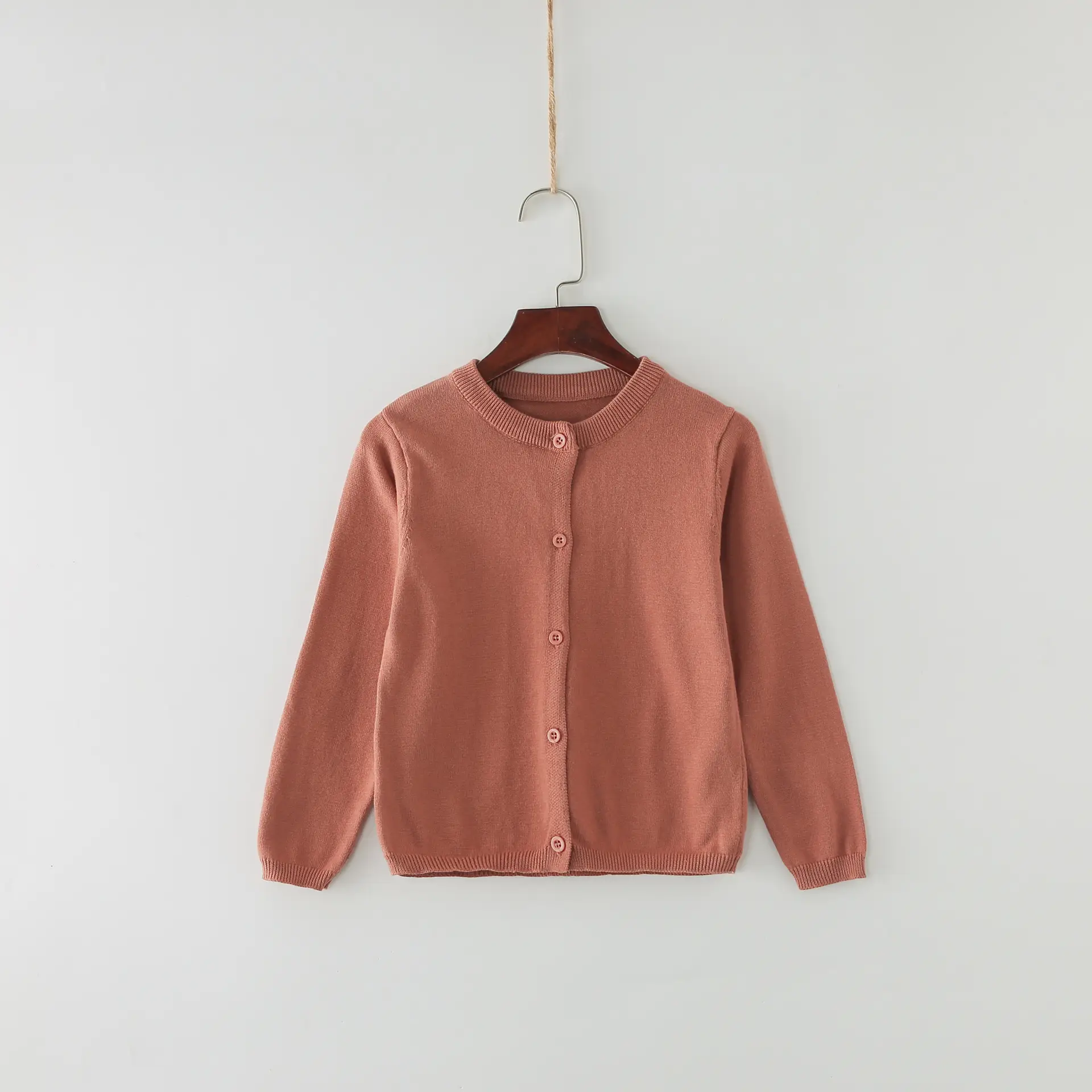 Candy Color Small Cardigan for Girls Spring Autumn Wear - Image 15