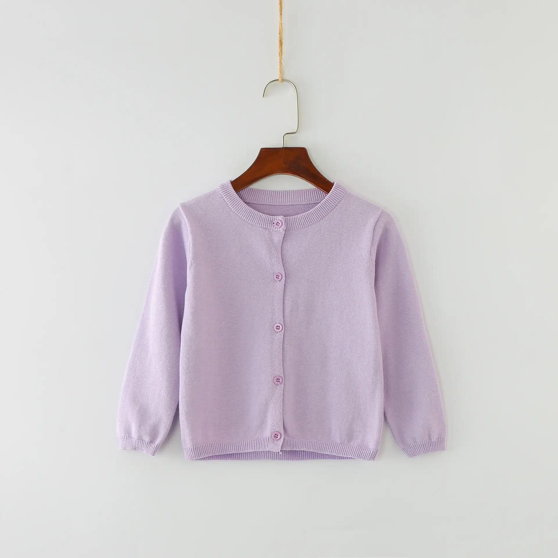 Candy Color Small Cardigan for Girls Spring Autumn Wear - Image 19