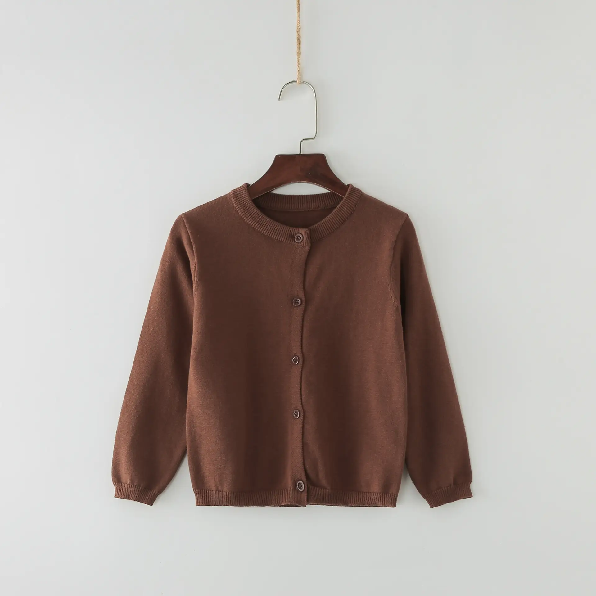 Candy Color Small Cardigan for Girls Spring Autumn Wear - Image 8