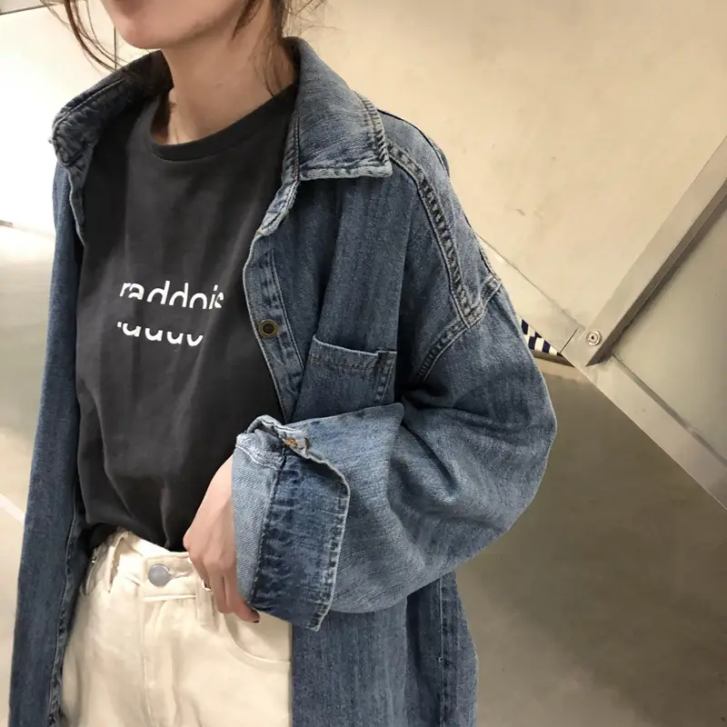 Women's Loose Fit T-Shirt with "Fancy" Print — feature 13