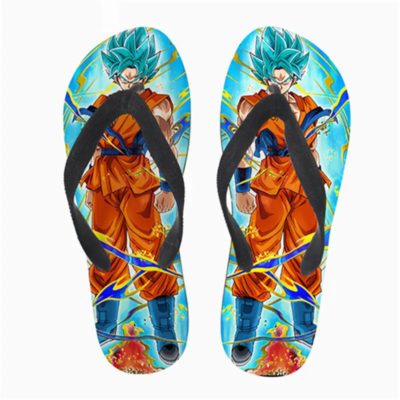 Goku Dragon Ball Super Custom Flip Flops Large Size