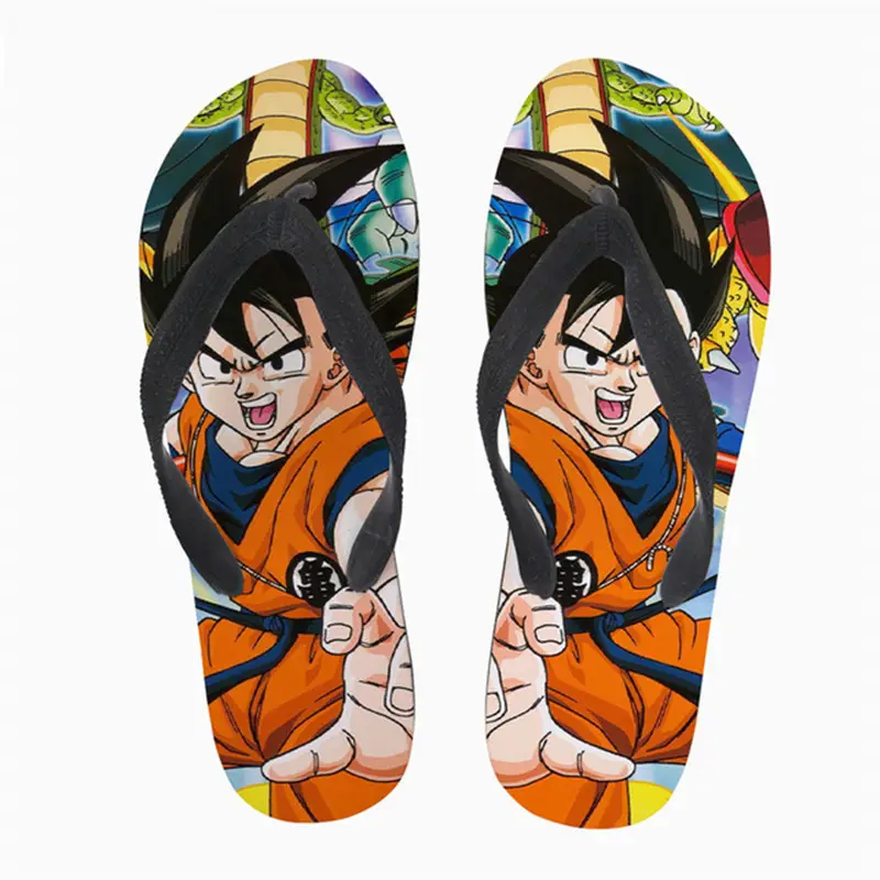 Goku Dragon Ball Super Custom Flip Flops Large Size