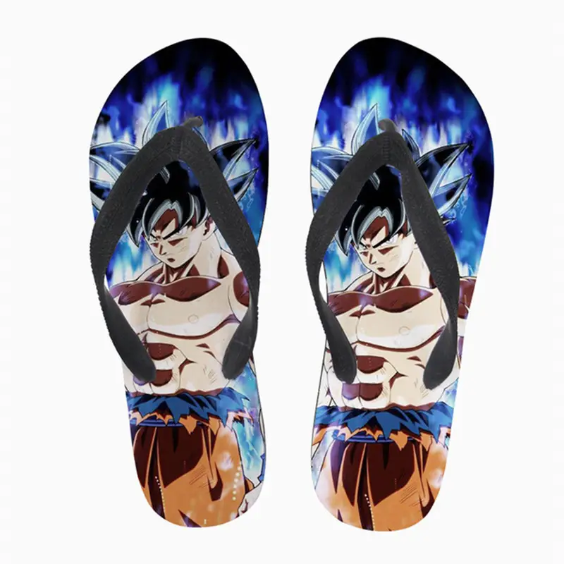 Goku Dragon Ball Super Custom Flip Flops Large Size