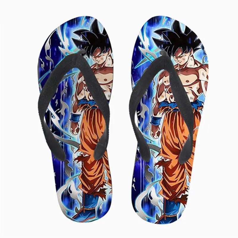 Goku Dragon Ball Super Custom Flip Flops Large Size