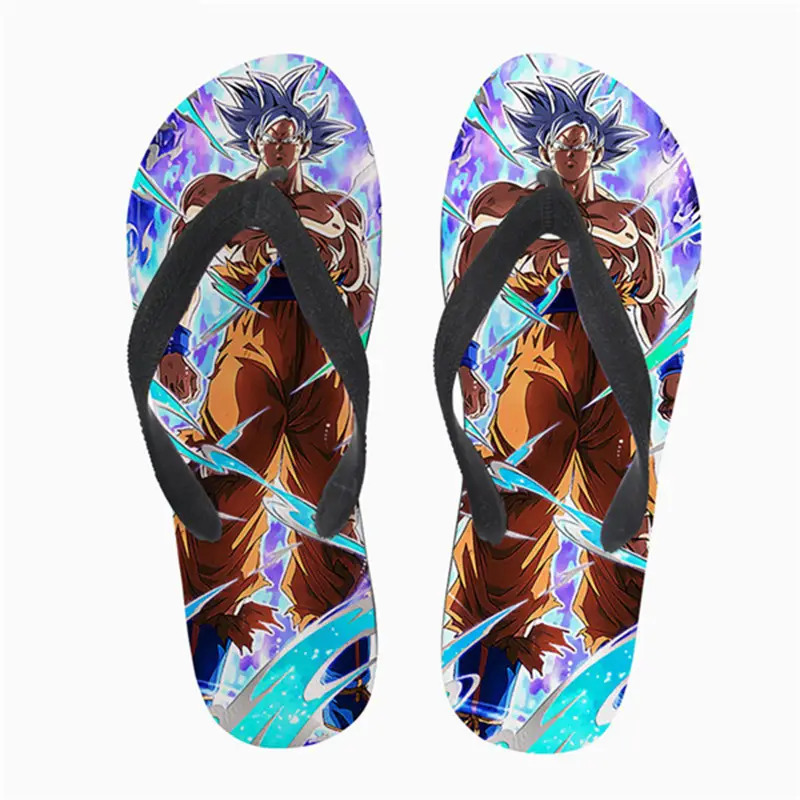 Goku Dragon Ball Super Custom Flip Flops Large Size