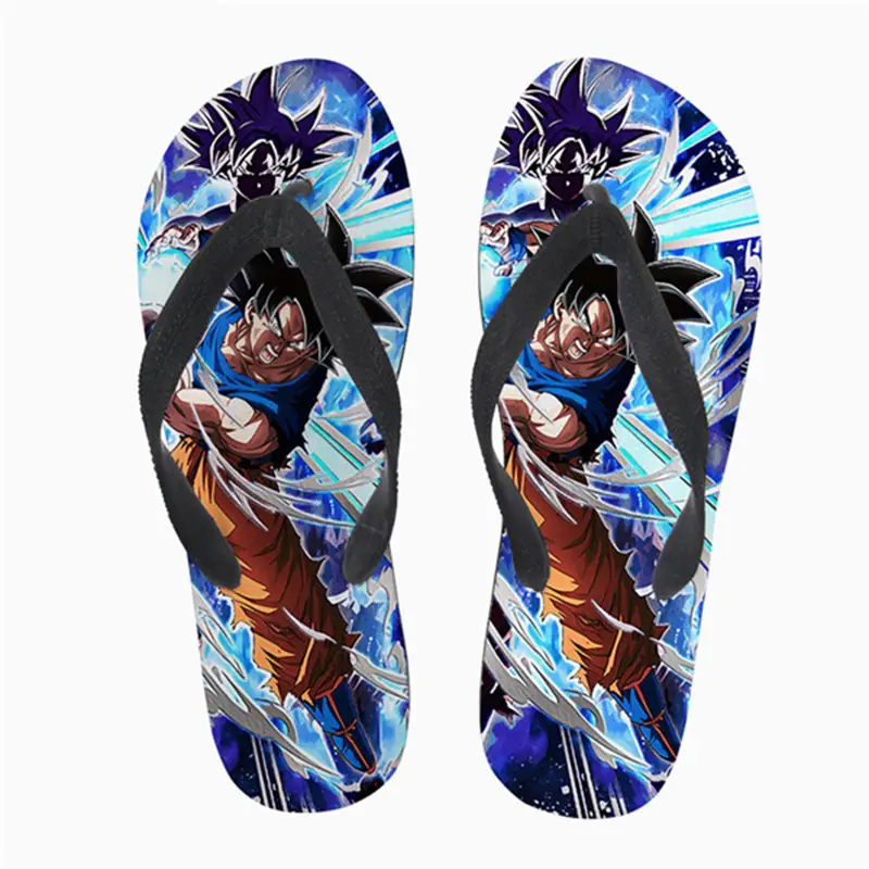 Goku Dragon Ball Super Custom Flip Flops Large Size