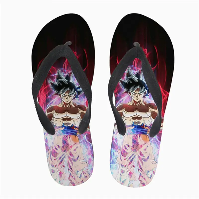 Goku Dragon Ball Super Custom Flip Flops Large Size