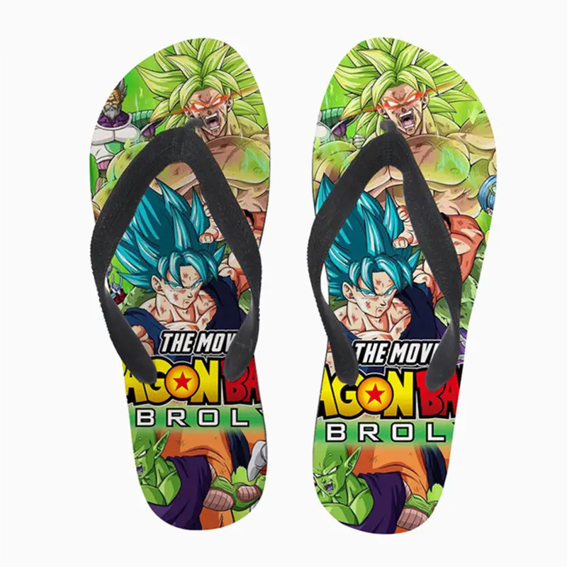 Goku Dragon Ball Super Custom Flip Flops Large Size