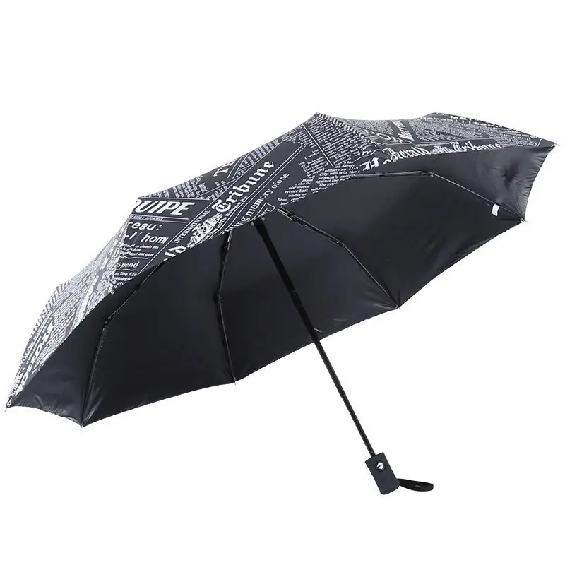 Automatic Newspaper Umbrella for Men Women Sunny Sun Umbrella - Image 30