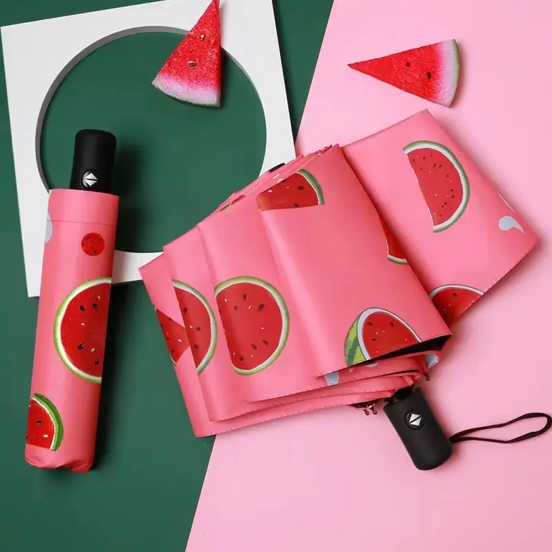 Automatic Newspaper Umbrella for Men Women Sunny Sun Umbrella - Image 15