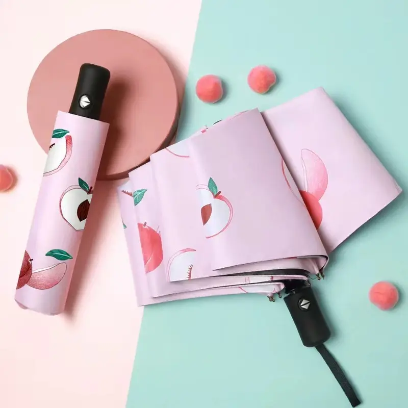 Automatic Newspaper Umbrella for Men Women Sunny Sun Umbrella - Image 16