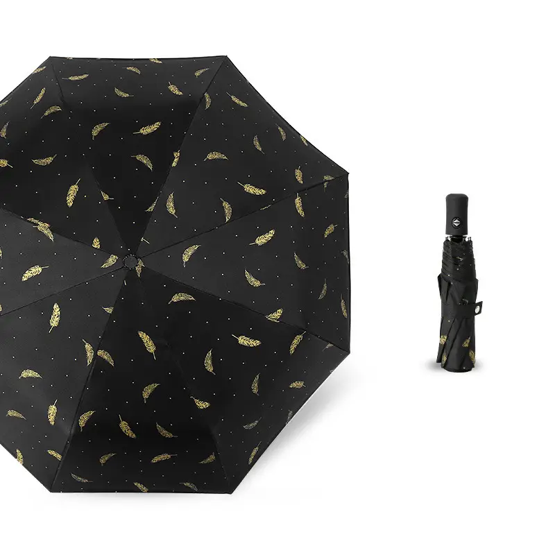 Automatic Newspaper Umbrella for Men Women Sunny Sun Umbrella - Image 7