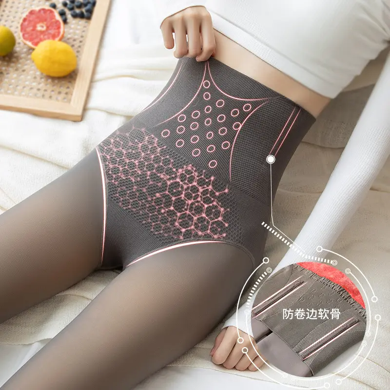 Black High-Waist Butt Lifting Leggings for Women - Image 10