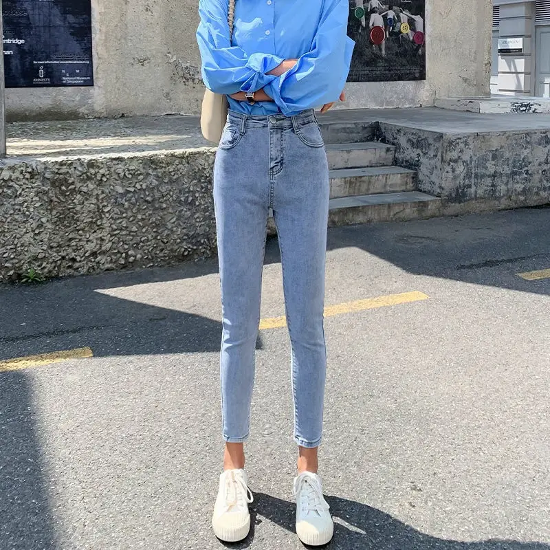 Women Skinny Jeans High Waist Slimming Fleece Lined 2020 - Image 10
