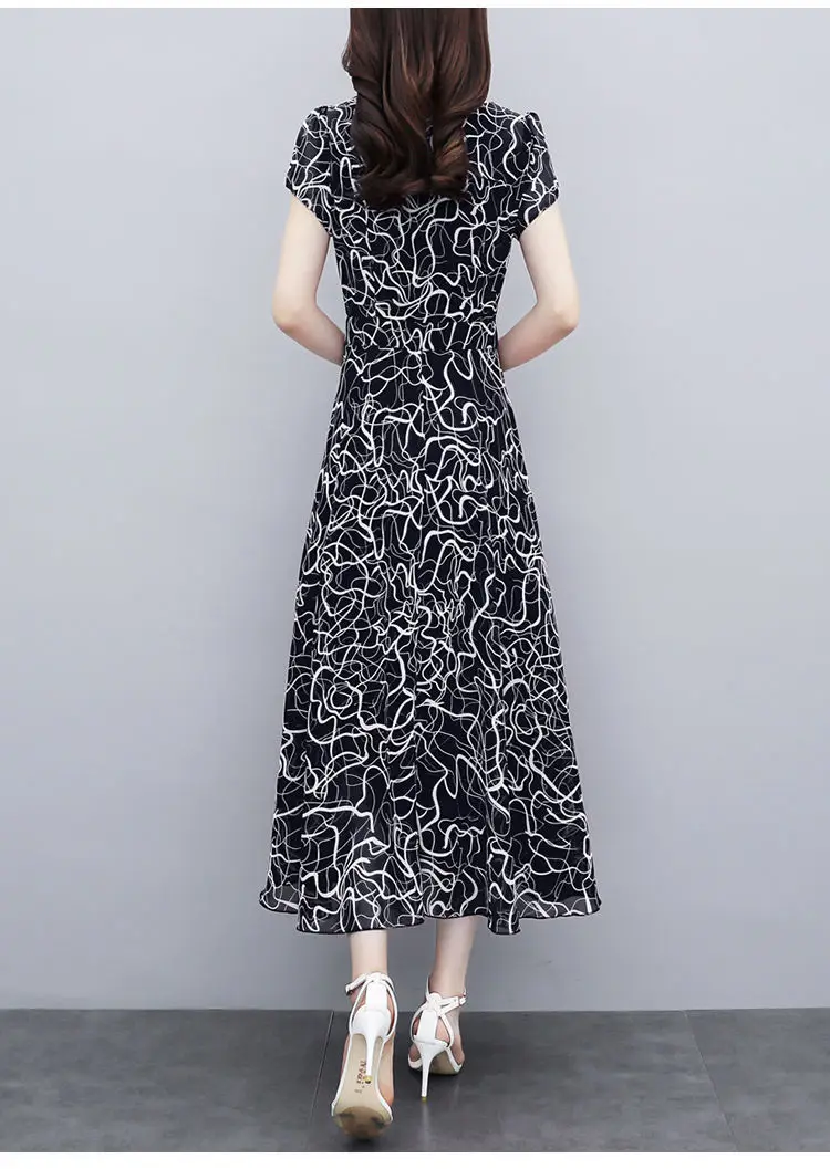 2021 Red Floral Gown Dress Large Size Slimming Elegant — feature 17