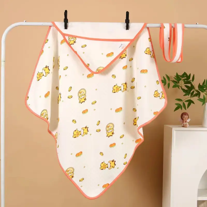 Baby Cartoon Air Conditioner Blanket White