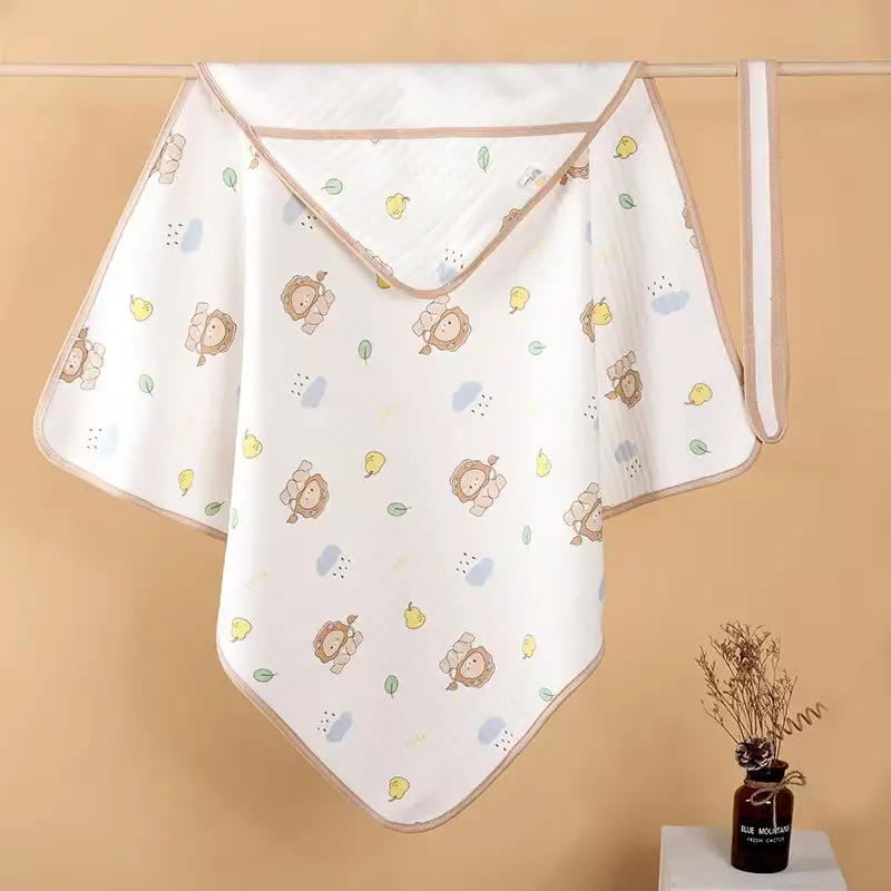 Baby Cartoon Air Conditioner Blanket White