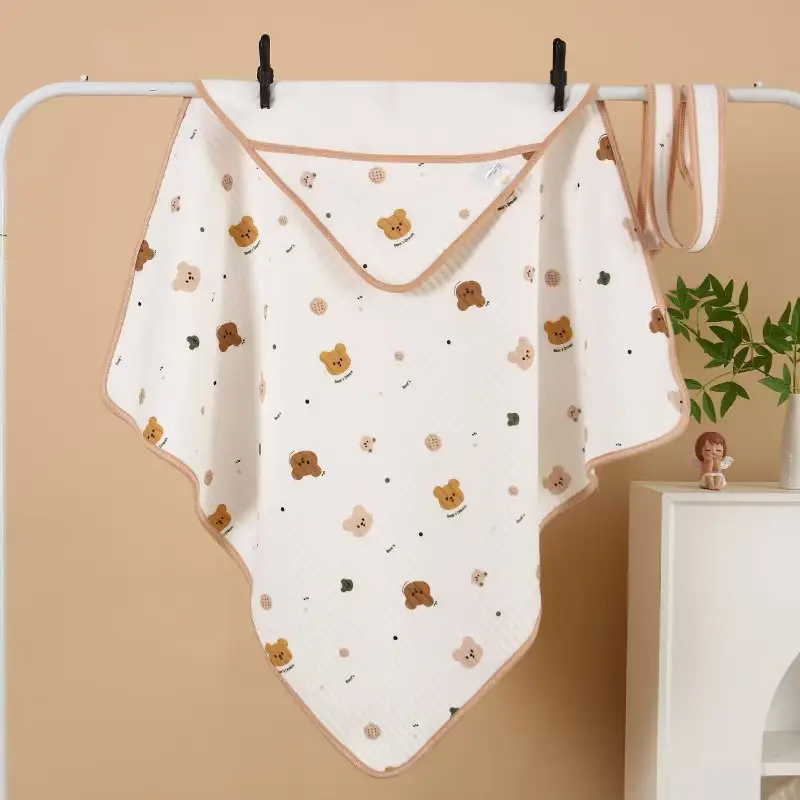 Baby Cartoon Air Conditioner Blanket White