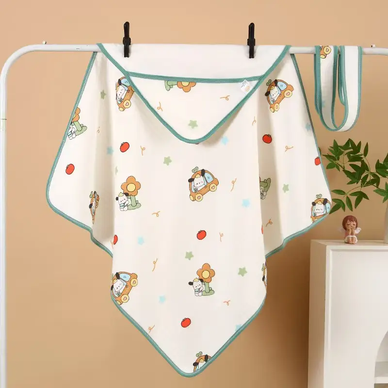 Baby Cartoon Air Conditioner Blanket White