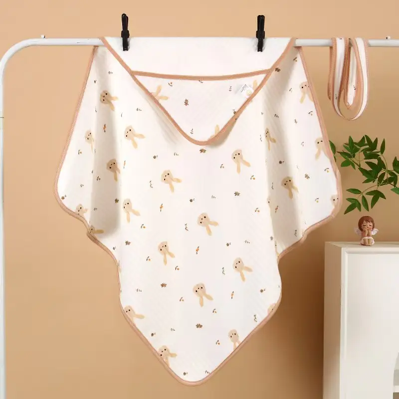 Baby Cartoon Air Conditioner Blanket White