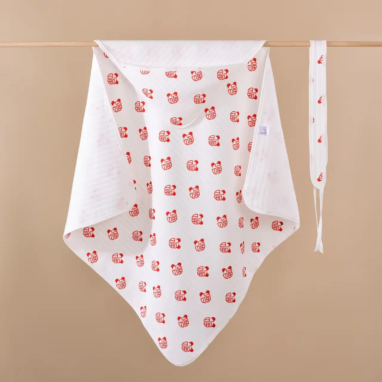Baby Cartoon Air Conditioner Blanket White