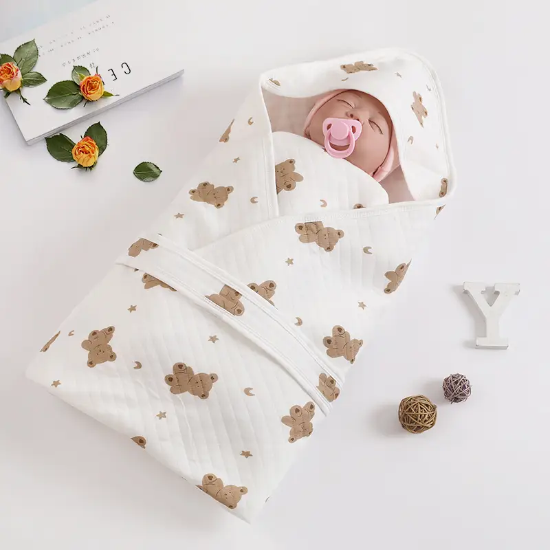 Baby Cartoon Air Conditioner Blanket White