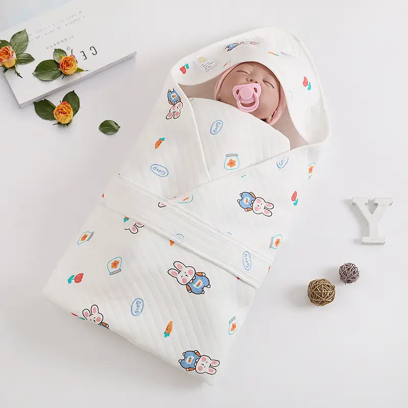 Baby Cartoon Air Conditioner Blanket White