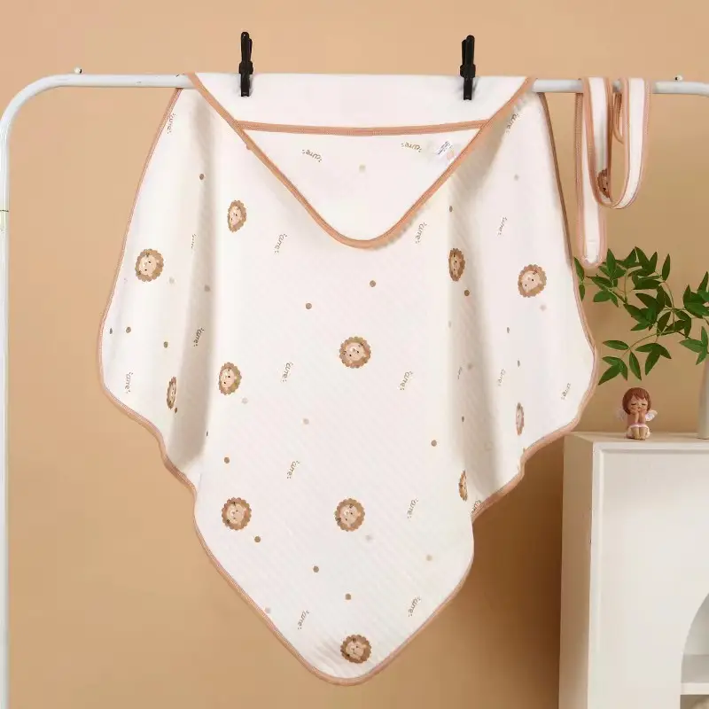 Baby Cartoon Air Conditioner Blanket White