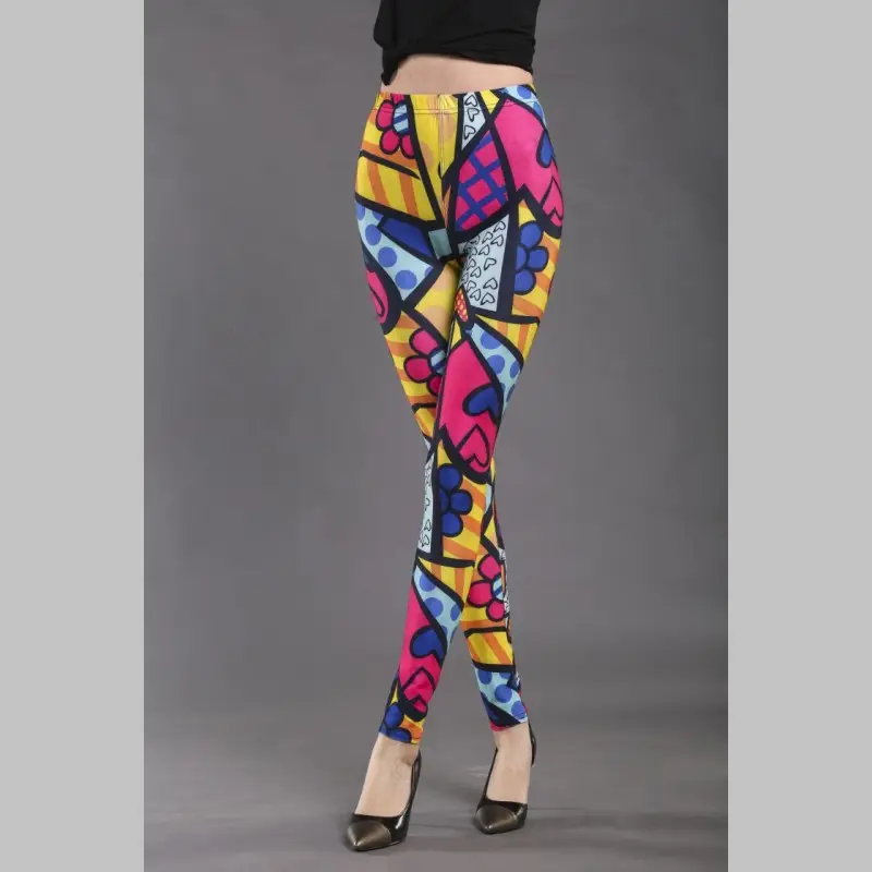 Zebra Print Slim Fit Leggings Women's Outerwear - Image 13